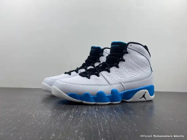 Official Maikesneakers Air Blue 9 Jordan Powder FQ8992-101 0524